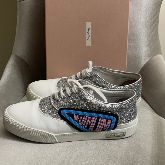 Miu Miu sneakers that are comfortable and in great condition! 💯 authentic!